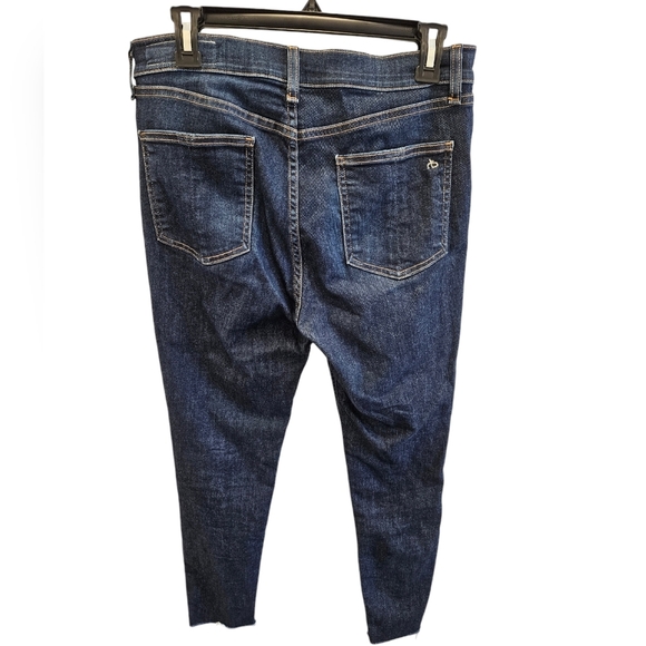 Rag & Bone 10 inch Ankle Skinny High Rise Jean Mad River - Picture 4 of 6